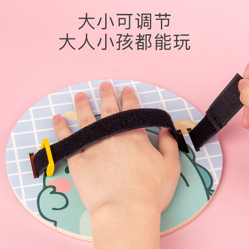 Dibujos animados padre-hijo bola pegajosa lanzando bola lechón raqueta pegajosa niños jardín de infantes interactivo al aire libre bebé deportes juguetes