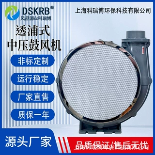 TB150-5铝壳鼓风机 3.7kw透浦式中压风机 380V三相电送风吹风机