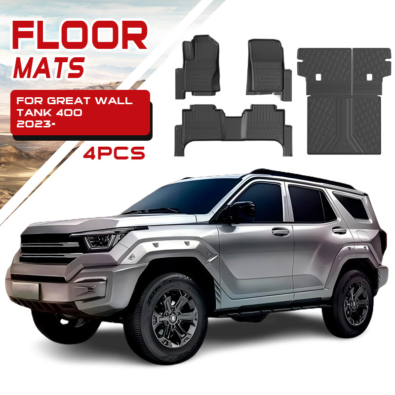 TXR para los pies del coche del tanque especial Tank 400 Tpe Floor Mats almohadillas impermeables