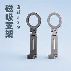 クロスボーダー新しい磁気トラベルクリップ携帯電話ホルダー多機能回転折りたたみポータブルユニバーサルデスクトップレイジーホルダー