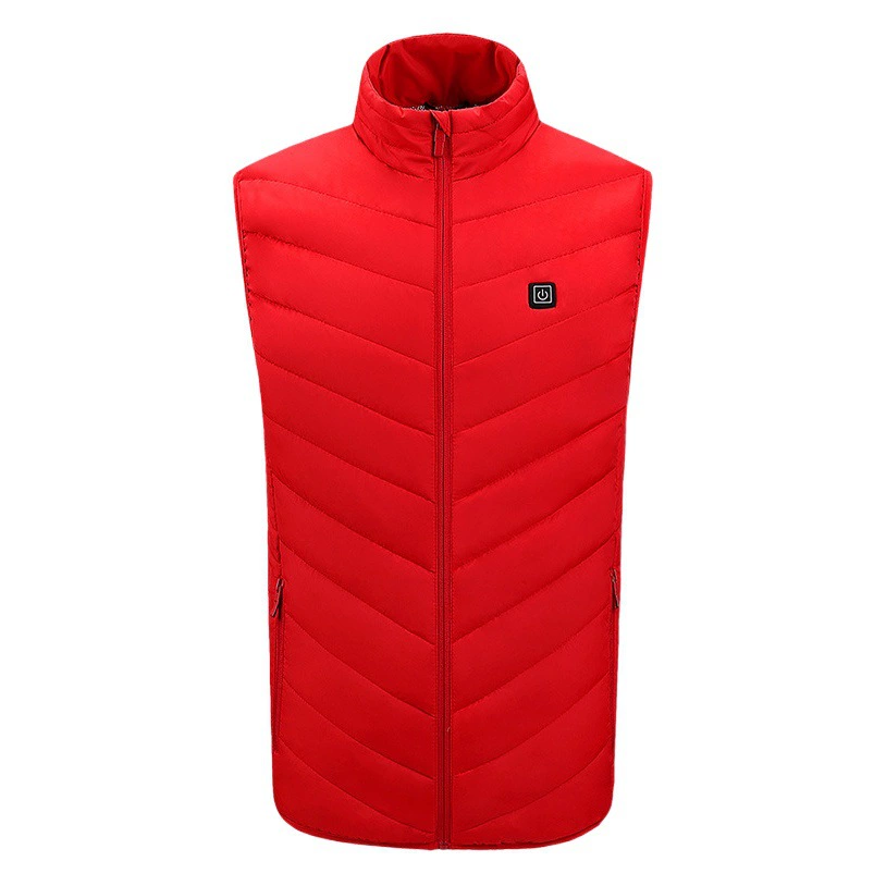 Трансграничный взрыв интеллектуальный жилет с подогревом зимой теплый костюм мужской USB термостатический электрический жилет завод прямых продаж