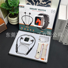 智能手表DG-103蓝牙通话运动心率音乐播放挂脖耳机表带uktra4批发