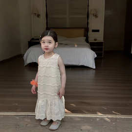 女童连衣裙儿童公主裙夏装2026新款超好看裙子洋气高端时髦背心裙