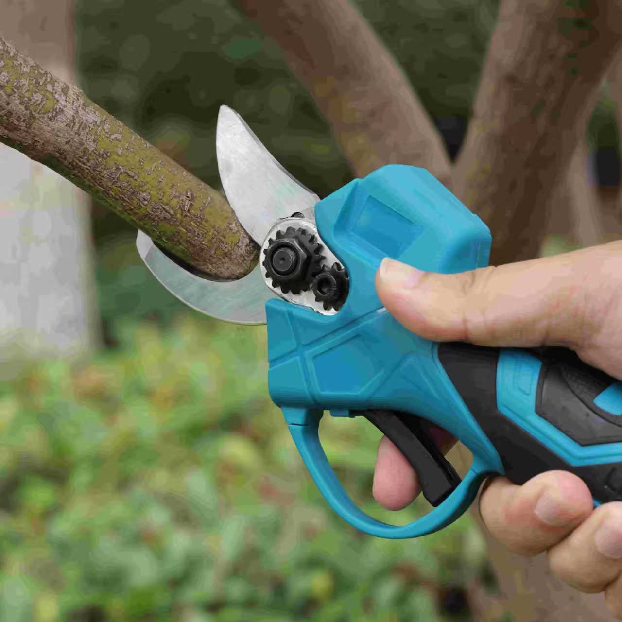 Transfronterizo explosivo litio cortar tijeras eléctricas y mecánicas cortadoras ramas gruesas ramas árboles frutales jardín recarga cortadora eléctrica