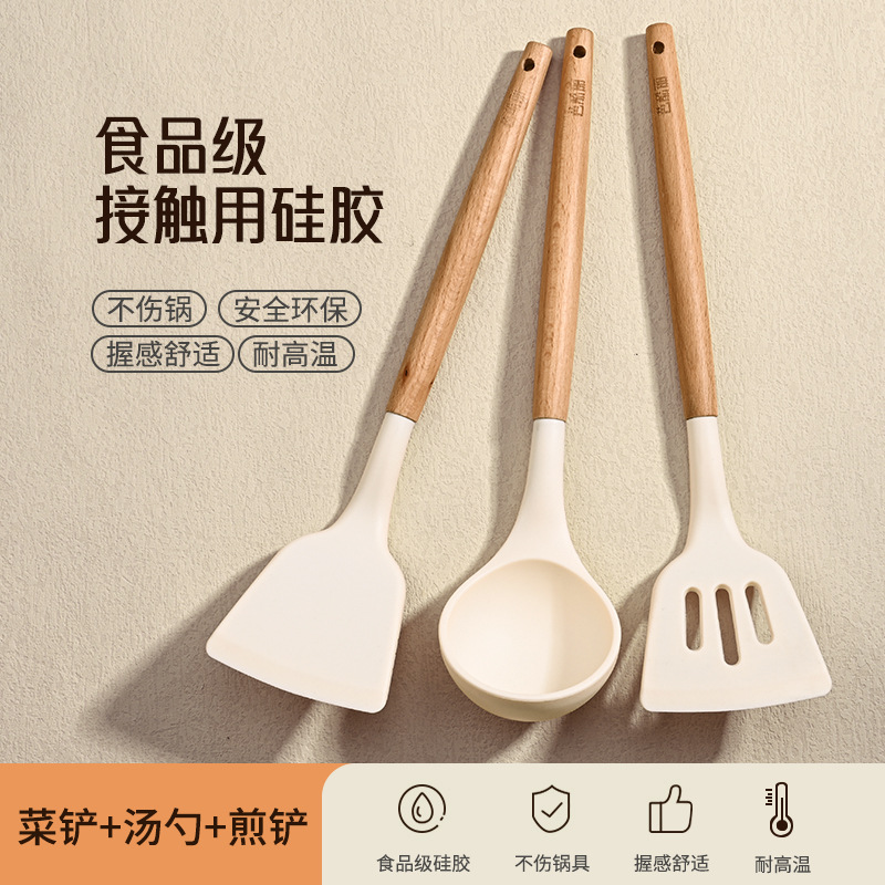 Fábrica de alimentos suplementarios para bebés venta directa no pegajosos caseros cucharas de verduras cucharas de alimentos para el cabello cucharas regalos de madera no