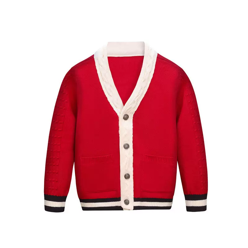 小学生校服春秋童装表演服纯棉开衫长袖毛衣班服幼儿园园服三年级
