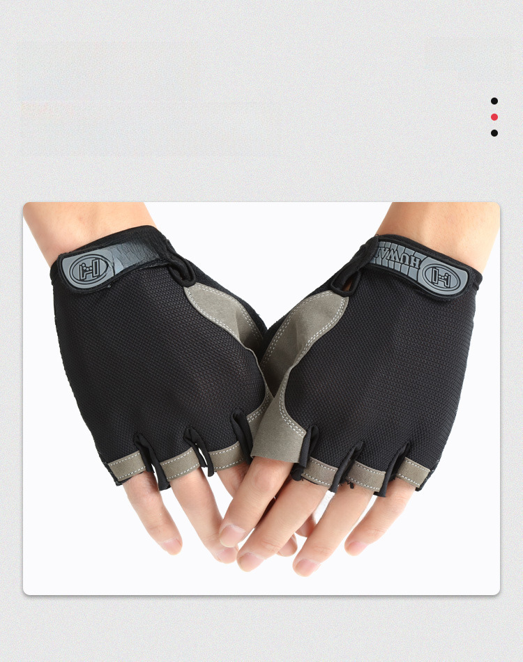 Gants demi-doigts printemps et été en gros hommes et femmes sports cyclisme alpinisme voyage pêche respirant yoga fitness séchage rapide_voghion.com