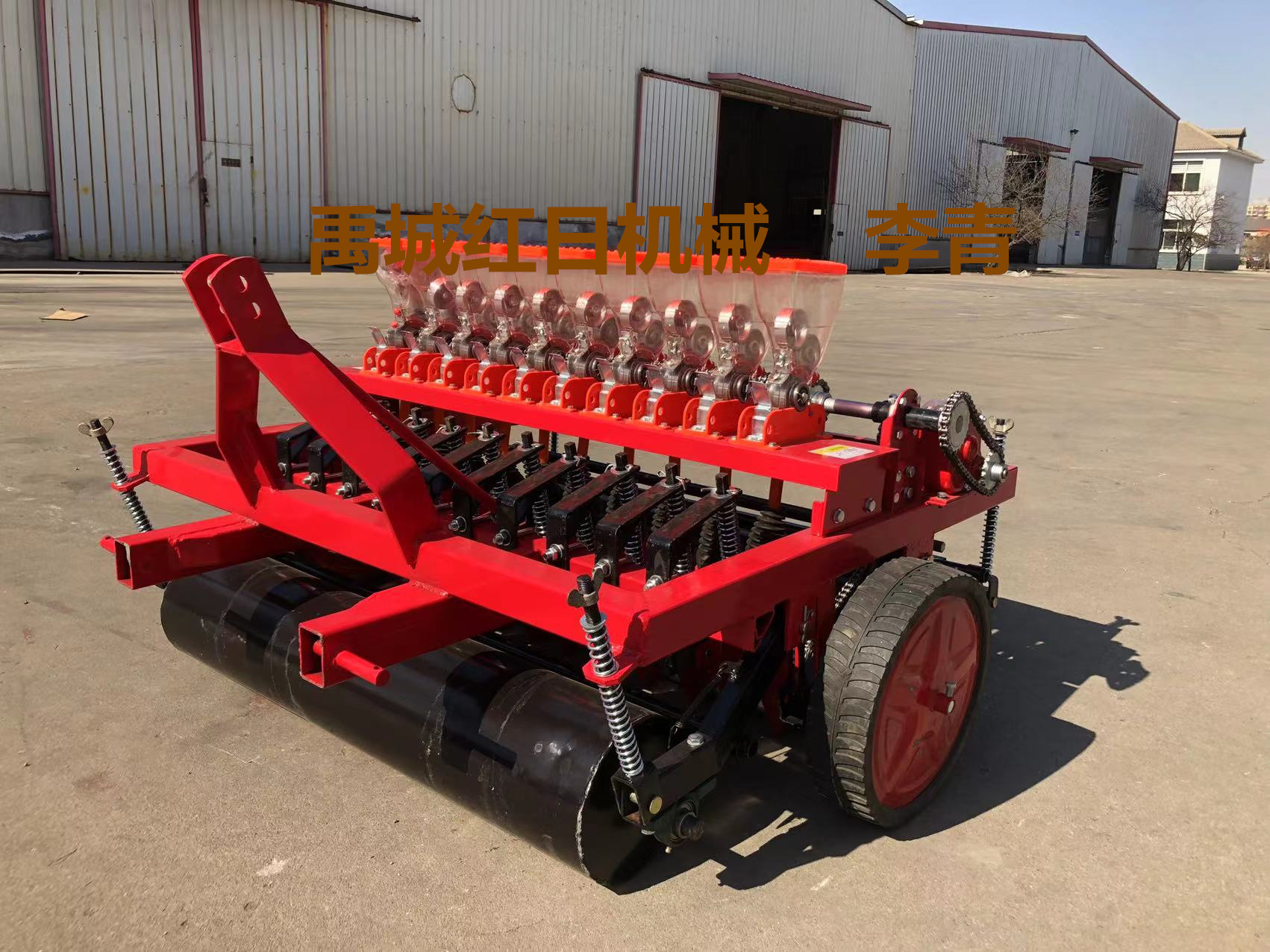 拖拉机带谷子高粱芝麻油菜播种机多功能小颗粒种子免耕精播机