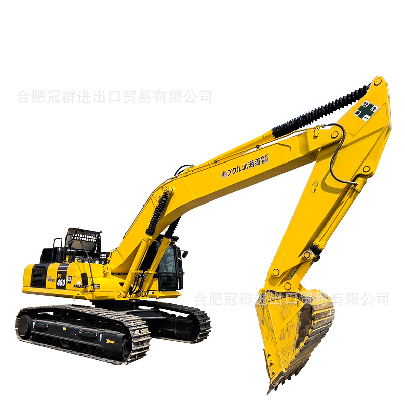 El noventa por ciento original de la nueva excavadora PC450 Komatsu tiene una fuerte potencia y una excavación eficiente que puede manejar fácilmente varias condiciones de trabajo.