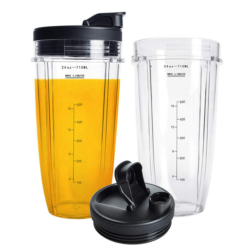 Accesorios de cocina cubierta de taza sellada, adecuado para Ninja Juicer 16OZ tapa de taza boca tapa de tapa flip-top reemplazo