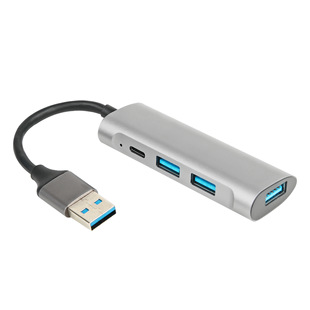 �X�Ͻ�USB3.0HUBһ���ļ�����USB-c�Uչ�]HUB4�ڷ־������Դ