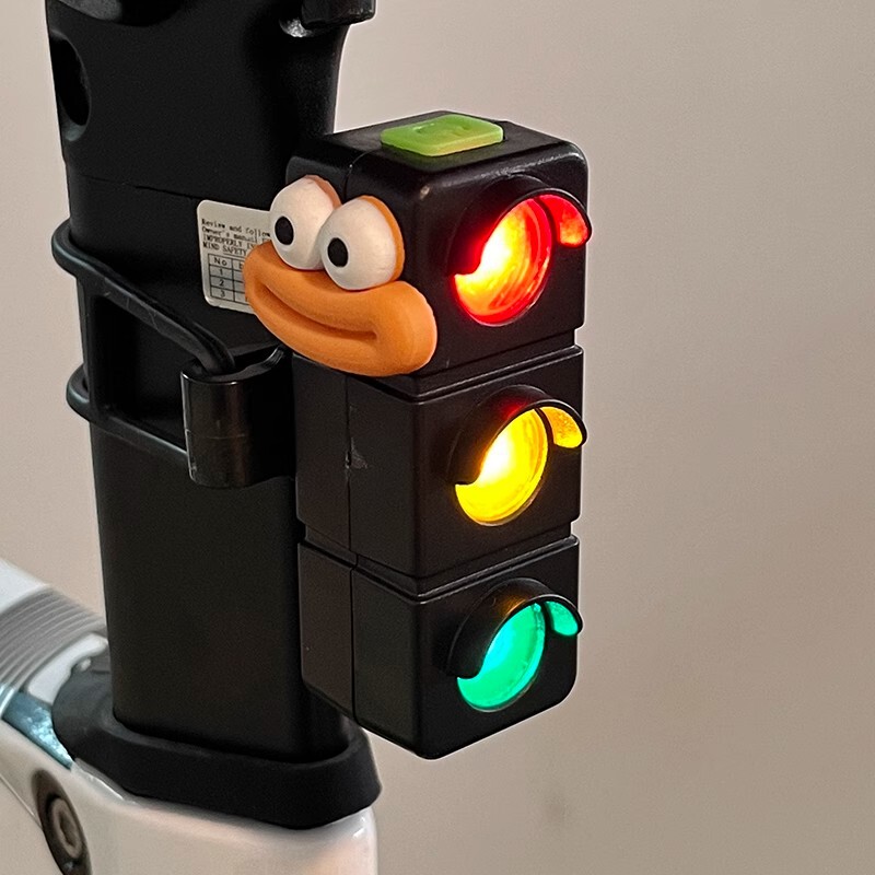 Children's Bicycle Decoration Doll Accessories Cute Cartoon Balance Scooter Road Bike Riding Doll Ornaments