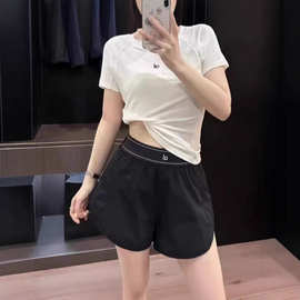 同款GANT新款宽松显瘦腿长运动速干短裤女防走光健身休闲瑜伽裙裤