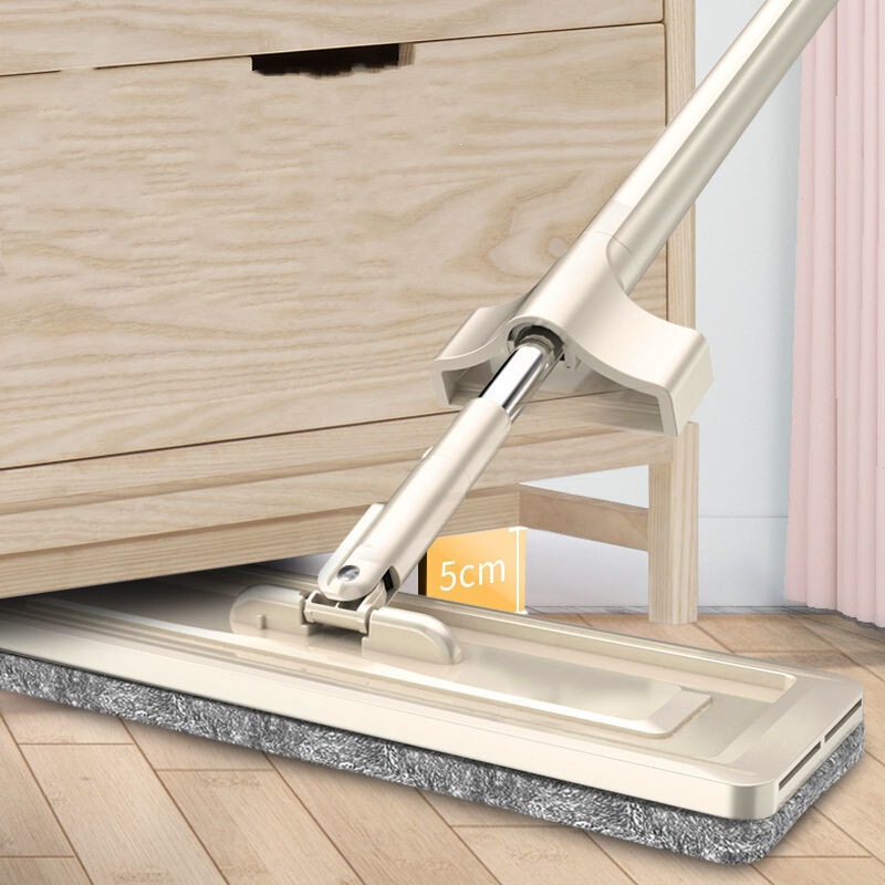 Hands-Free Tiktok Mop for Home Use, Self-Wringing Mop Bucket, Office Lazy Flat Mop, Thickened Self-Wringing Mop, Popular Online