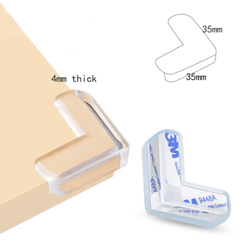 Table Corner Anti-Collision Corner Guard Angle Edge Tape Baby Protection Corner Right Angle Anti-Collision Tape Furniture Protective Cover Anti-Collision Bag Corner 