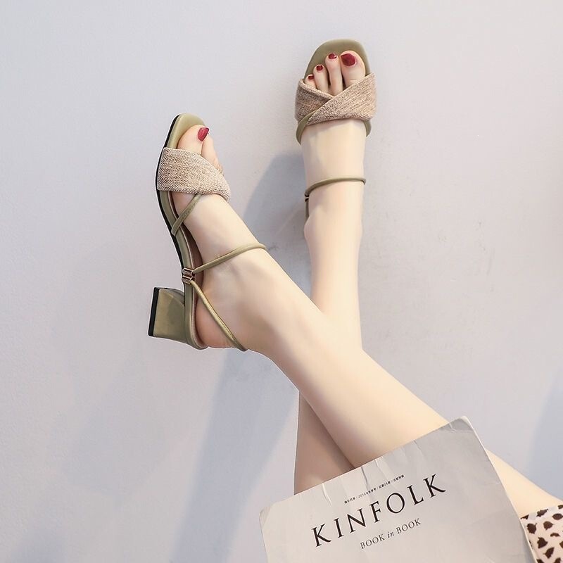 One Shoe, Two Ways to Wear: Women's Sandals, 2024 Summer New Trendy High Heels, Fashionable and Versatile Outdoor Wear, Chunky Heel Sandals for Women One Shoe, Two Ways to Wear: Women's Sandals, 2024 Summer New Trendy High Heels, Fashionable and Versatile Outdoor Wear, Chunky Heel Sandals for Women