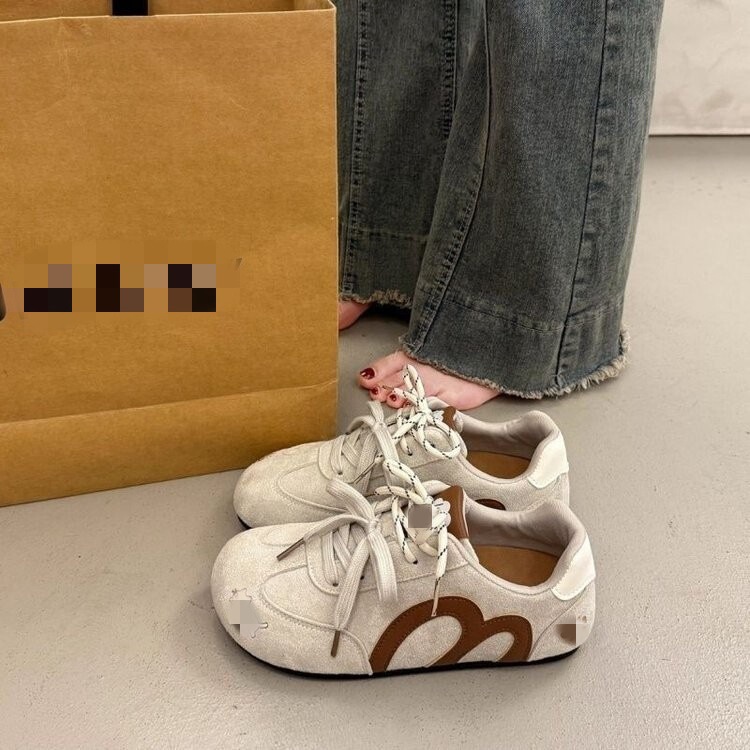 Popular versatile niche flat sneakers for women, German training shoes, new autumn 2026 model, American-style lightweight casual sports shoes