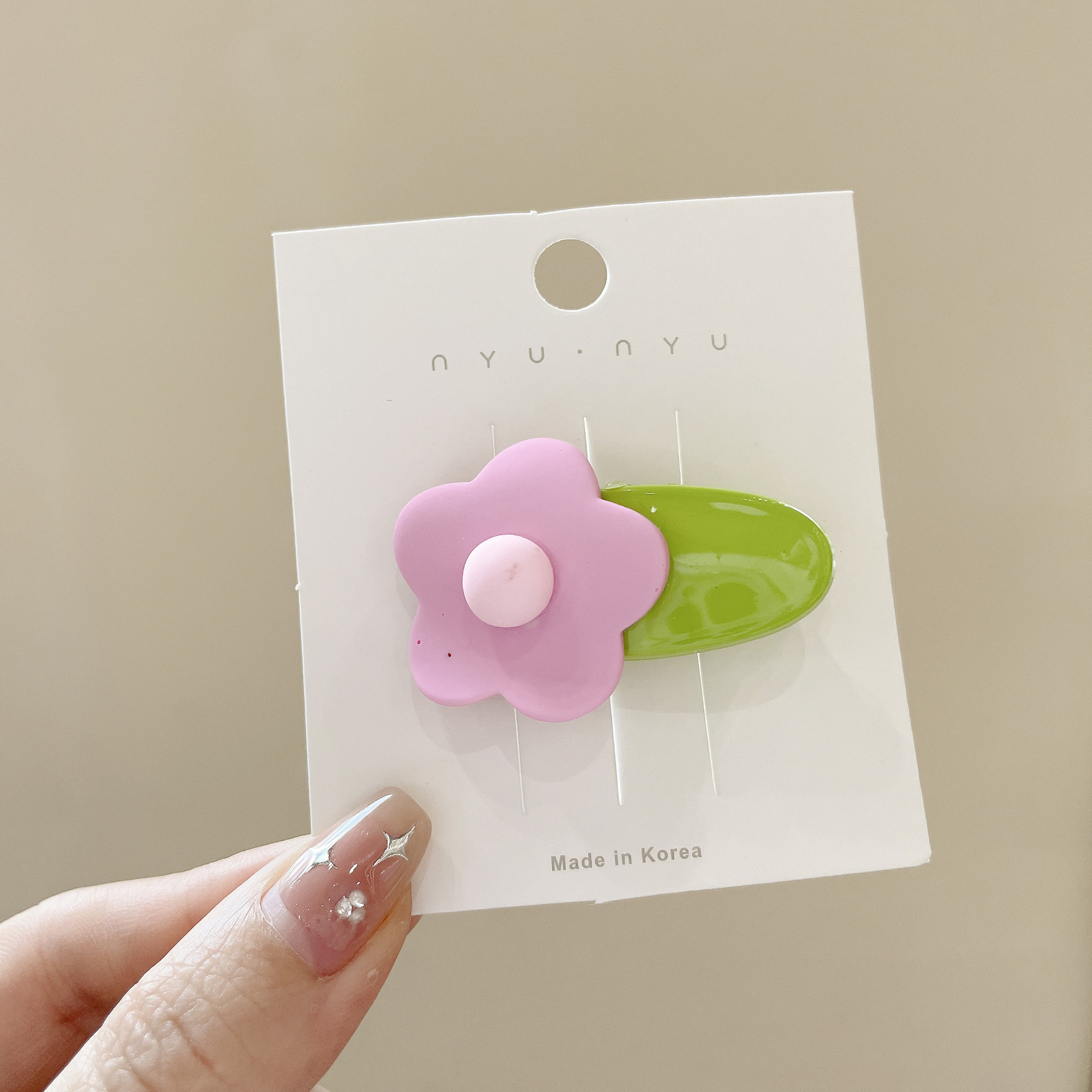 Coreana lateral frange clip de cabello de la frente de mujer sensación avanzada 2025 nuevo toque de dopamina clip de boca de pato