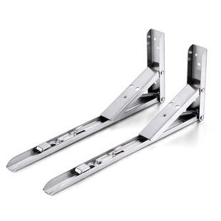 Triangle Bracket Punch-free Stainless Steel Folding Bracket Bracket Wall Tripod Storage Rack Partition Bracket