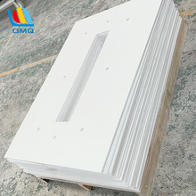 厂家批发大板纯白亚克力人造石家用浴室厨房台面石材人造大理石