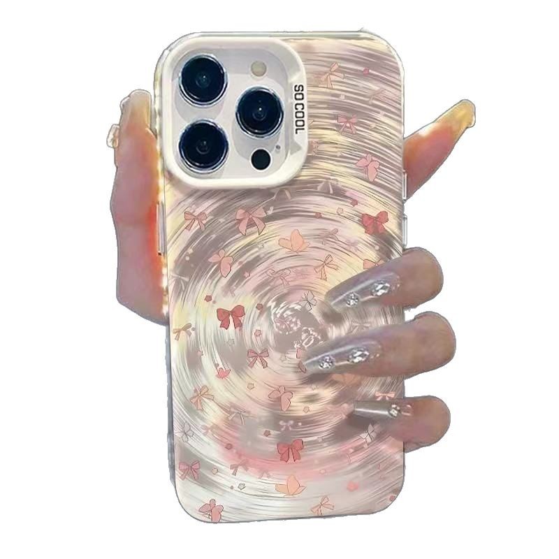 Nuevo vórtice personalizado para iPhone 16 funda para teléfono móvil Apple 15promax/14 Europa y América 13pro12 comercio exterior