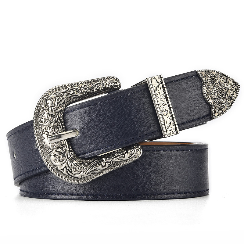 100g Weight Belt Classification 1 Piece Quantity Daily, Street Occasion Pu Leather, Alloy Material Solid Color Pattern Women's Gender Basic, Classic Style Style Basic Classic Style Solid Color Pu Leather Alloy Women's Leather Belts 8