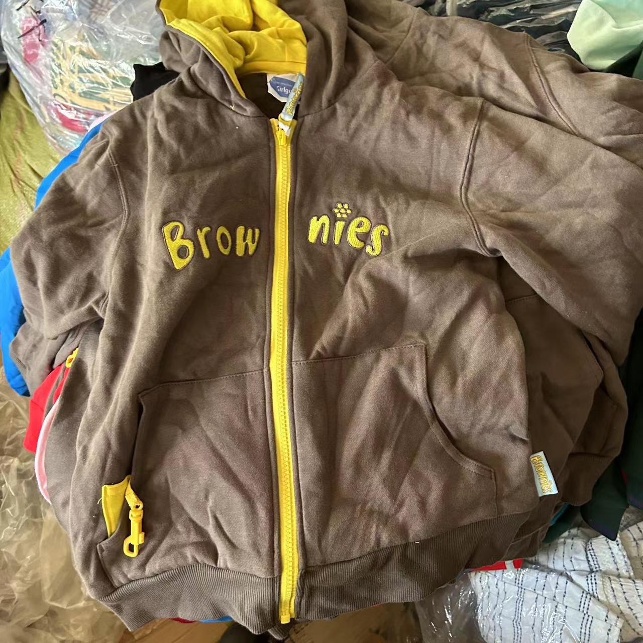 Comercio exterior Varios pantalones de Abrigo con capucha suéter pantalones de manga larga cremallera camisa bajo lote