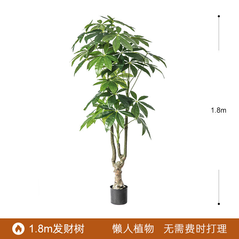Planta verde artificial bonsai interior gran planta decoración fábrica al por mayor paraíso pájaro plátano decoración paisaje bonsai image 23