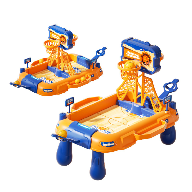 クロスボーダー子供用テーブルサッカーダブルバトルテーブル屋内指先射出バスケットボールゲーム親子インタラクティブおもちゃ|undefined