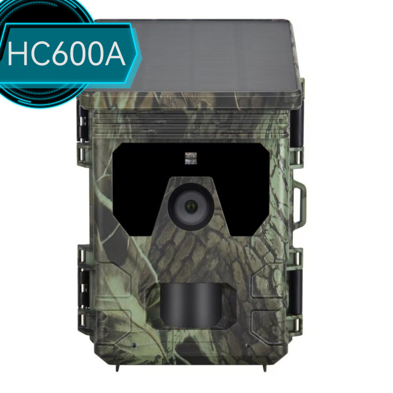 Outdoor Hunting Camera with Solar Panel Hd Waterproof Infrared Mobile Sensing Photo Video Recording