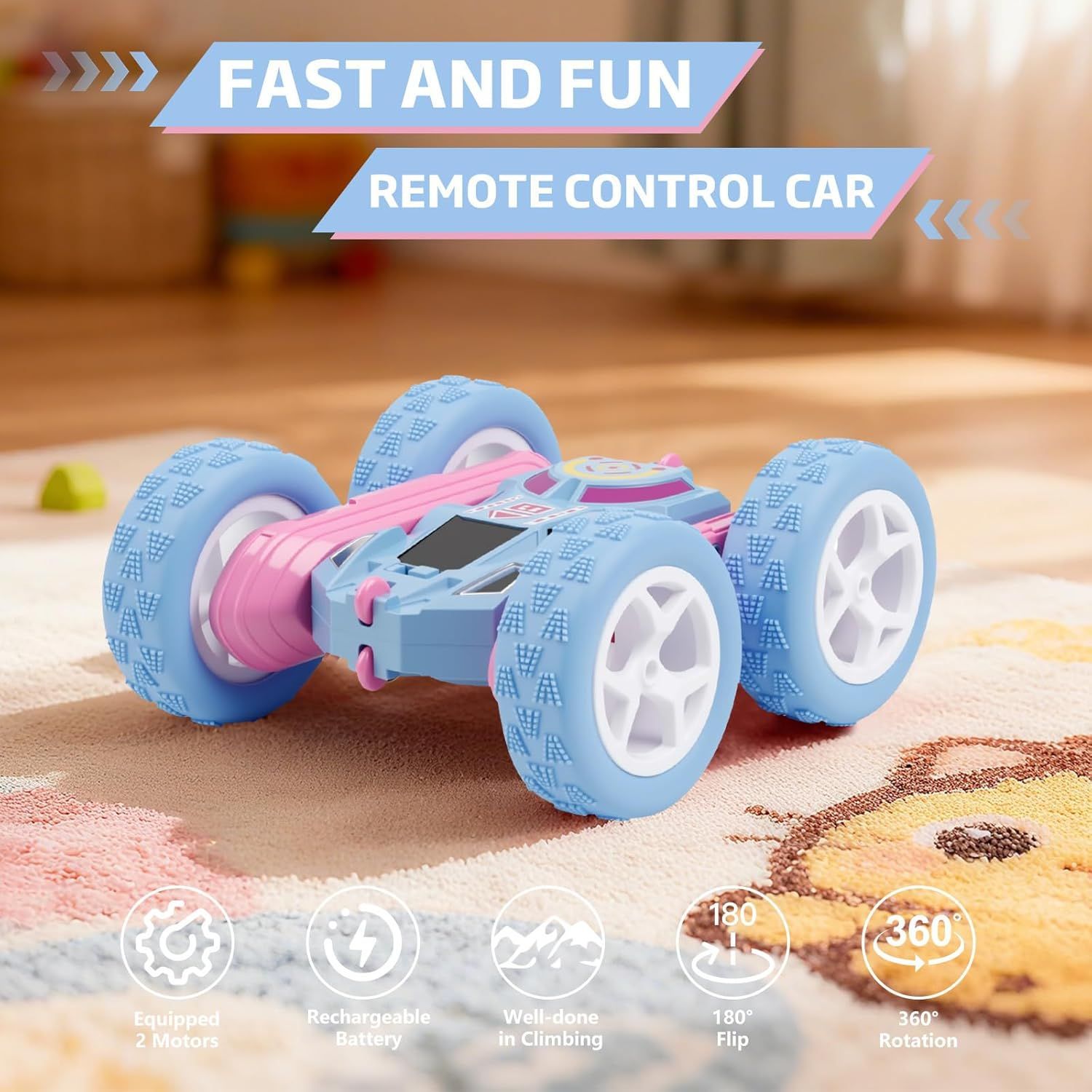 Xyin Amazon niños control remoto coche de acrobacias mayorista transfronterizo con luces eléctricas control remoto coche de juguetes para niños
