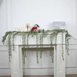 仿真PE松针2米人造蓬莱松藤条家居装饰节日装饰绿植垂帘壁炉装饰