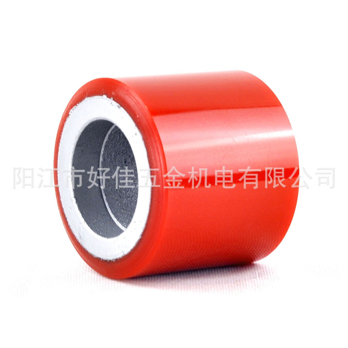 源头工厂产品80X70mm铁芯高强聚氨脂PU手动油压叉车脚轮