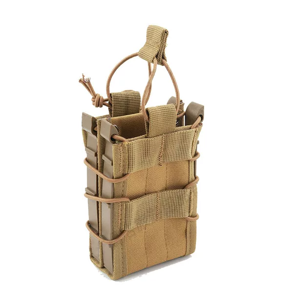 Cross-Border Magazine Bag Magazine Bag Tactical Rifle 975.56 Quick Handle Cover Ak M4 Elastic Molle Vest Accessory Bag