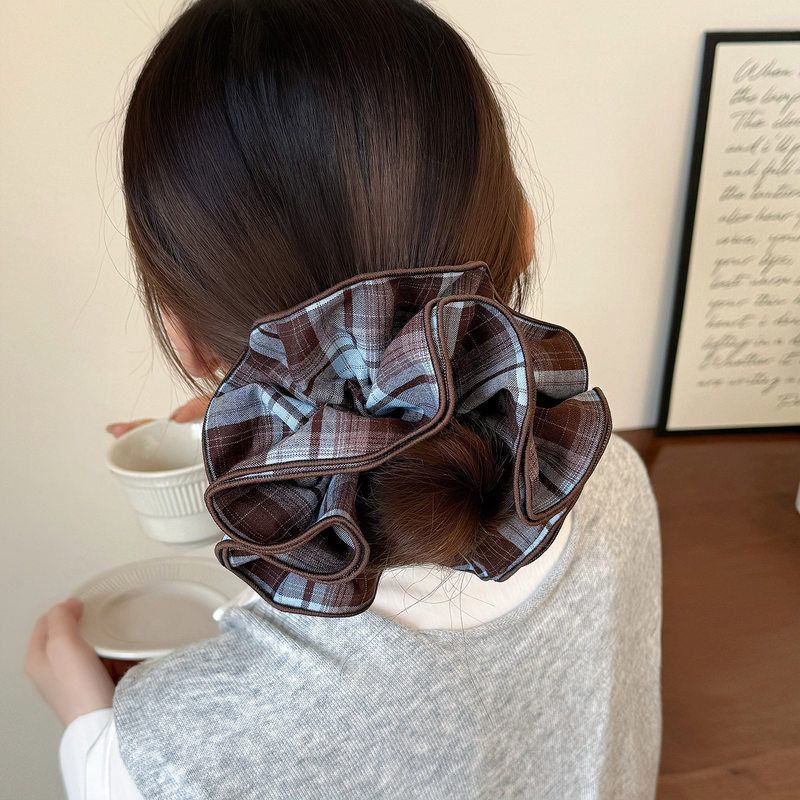 Plaid Haargummi In Edlem Design Für Den Herbst Und Winter_voghion.com