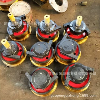 电话18237365788起重机小车轮组 φx 单轮缘 整体调质车轮组