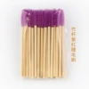 Bamboo pole purple red eyelashes brush
