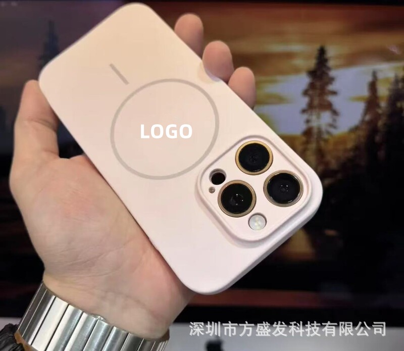 iPhone17用ケース、液体超薄型磁気吸着細いリング付き、AIカメラボタン搭載、Apple 16保護ケース15|undefined