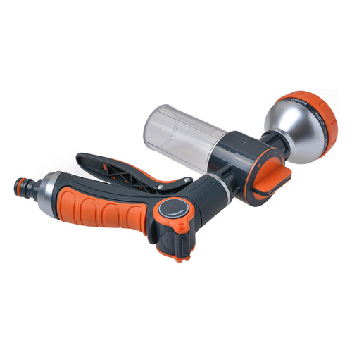 Car Wash Foam Sprayer, Garden Watering, 8 Adjustable Functions, Household Car Cleaning Tool, Multi-functional Thumb Push Foam Gun