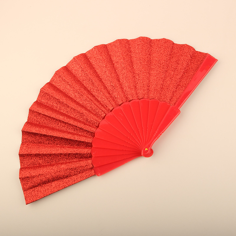 Abanico Plegable de Encaje de Plástico, Estampado, para Danza image 83