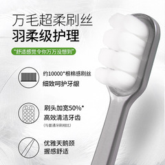 Daike Cross-Border 10,000-Monofilament Toothbrush: Premium Soft-Bristle Small-Headed Toothbrush for Adults, Individually Packaged for Travel—Factory Wholesale