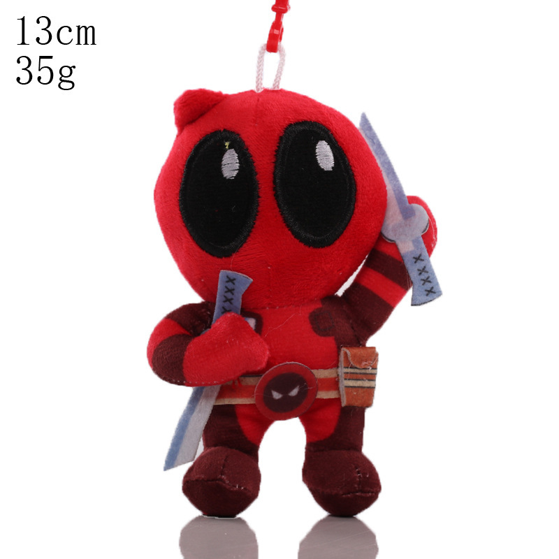 Deadpool em pé de 5 polegadas (com espadas duplas) / Como mostrado na imagem