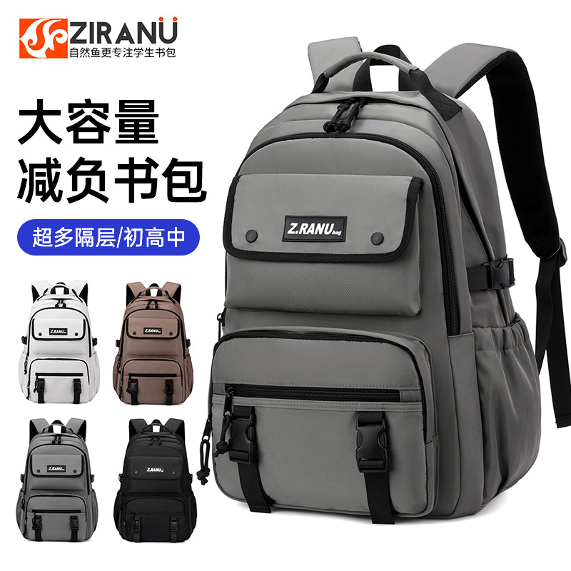 Mochila de estudiantes de secundaria, mochila de estudiantes de secundaria, mochila de grados 3 - 6 para estudiantes de primaria.