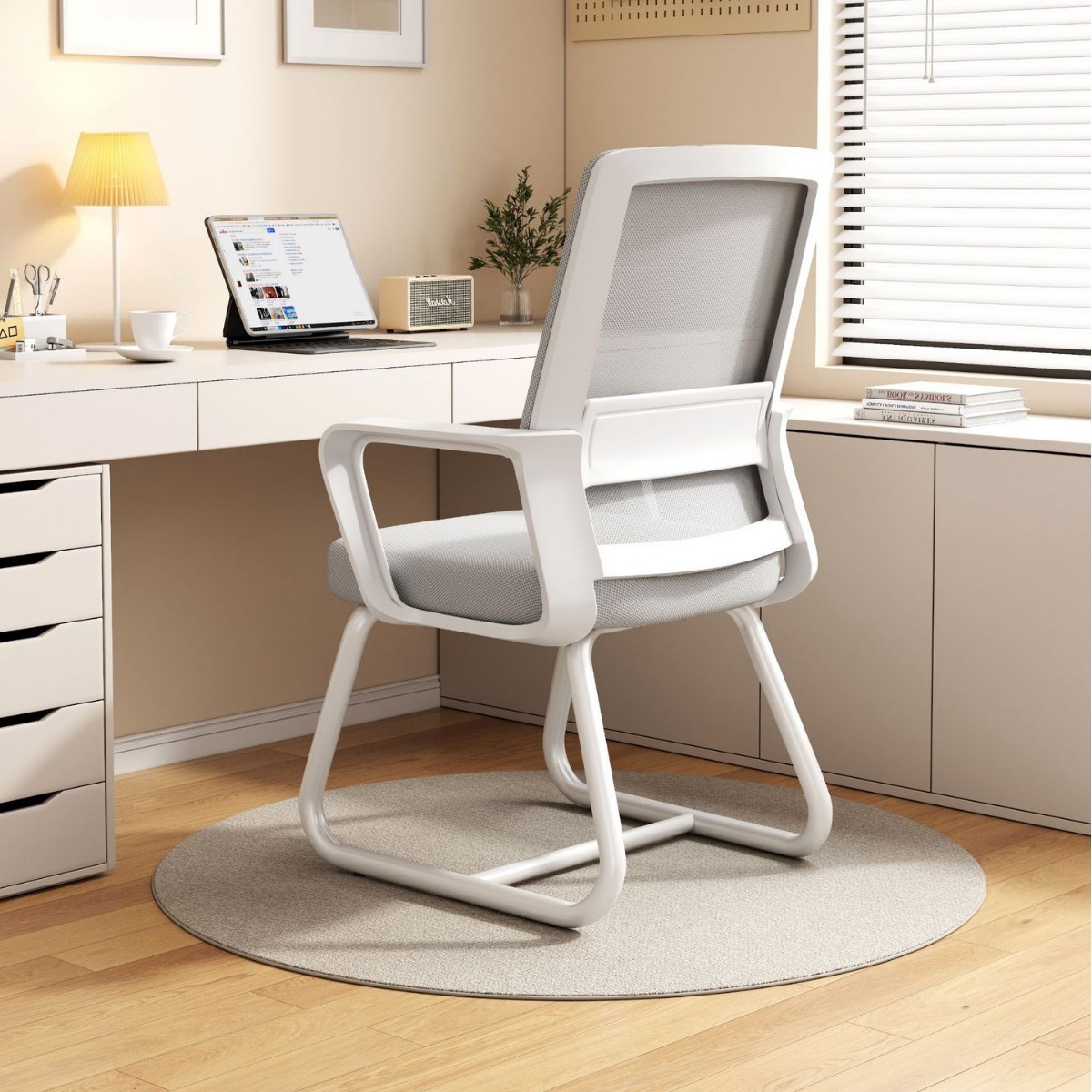 Silla de Computadora de Malla de Nylon, Ergonómica, para Oficina