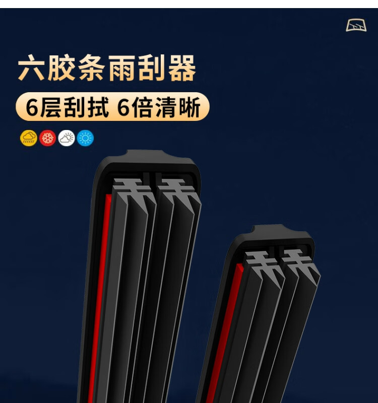 Suitable for Mazda Wiper Blades Ma3, Axela, Ma6, Cx-4, Cx-5, Atenza Boneless Wiper Blade Rubber Strips