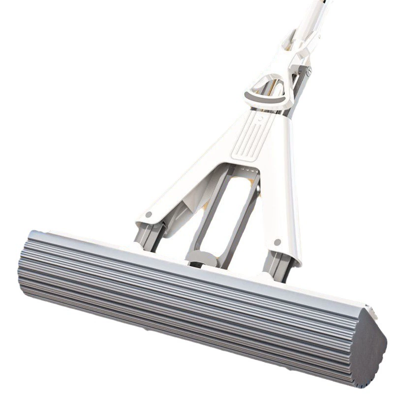 2023 новая чистая впитывающая наполовину сложенная большая резиновая хлопковая швабра с головкой для швабры без рук Бытовая губчатая Швабра оптом