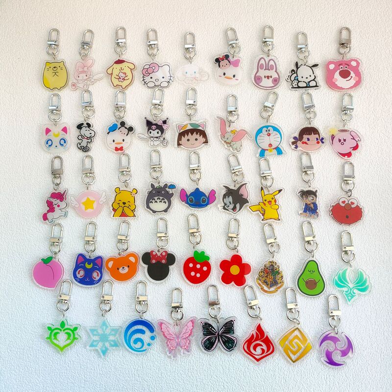 Card Set Accessories Cat Keychain Pudding Dog Cute Pet Key Ring Wallet Accessories DIY Pendant Cool Loomi Cartoon KT