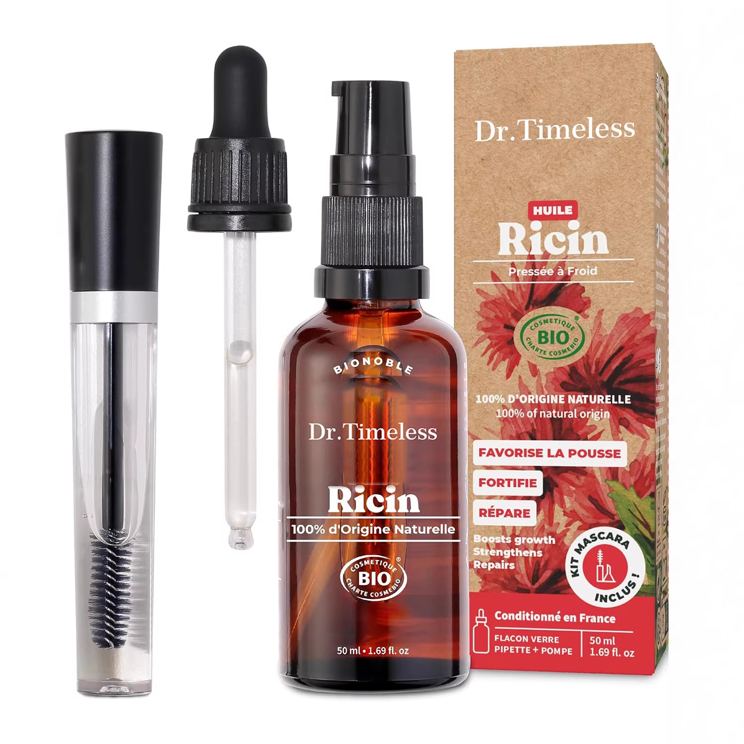 Cross-Border Castor Oil Organic Castor Oil Hair Care Oil Nourishing Frizz and Volumizing Hair Care Essential Oil Customization