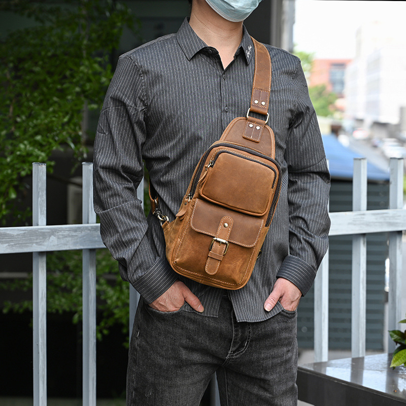 Bauletto in pelle di cavallo pazzo per uomo casual, borsa a tracolla semplice in pelle di mucca con croce diagonale, borsa da viaggio all'aperto_voghion.com