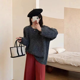 女式针织衫;毛衣;时尚休闲套装